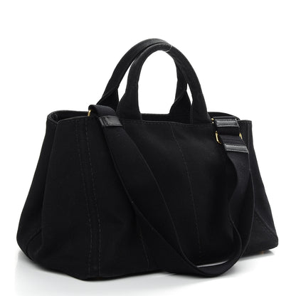 Prada Canapa Small Logo Tote Black 3 of 9