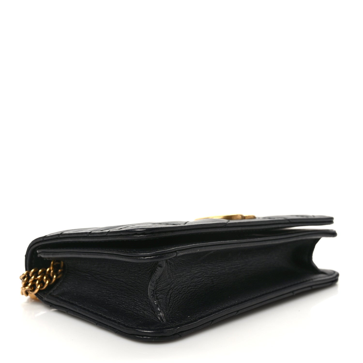 Gucci Calfskin Matelasse GG Marmont Mini Bag Black 4 of 10