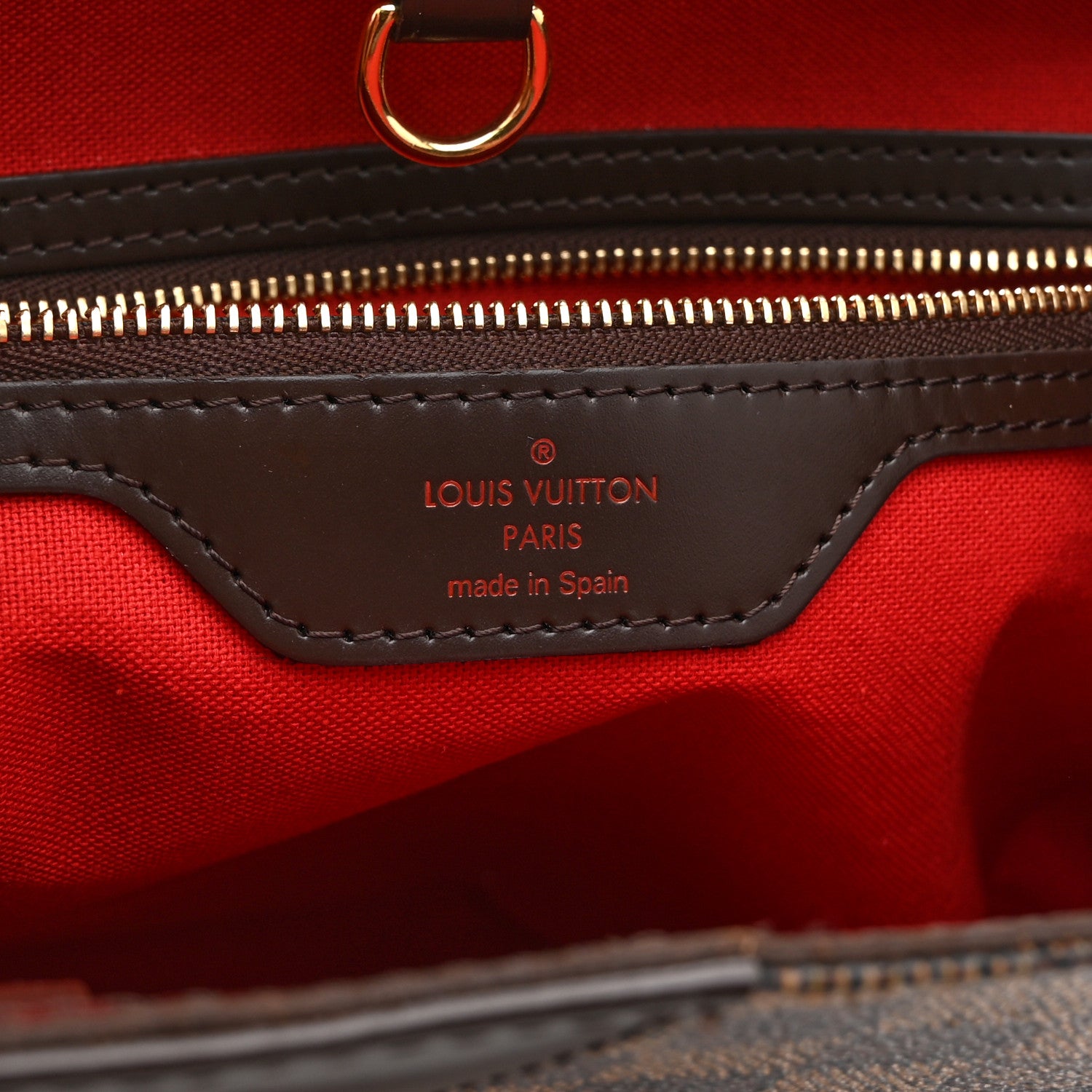 Louis Vuitton Damier Ebene Cabas Rivington 6 of 10