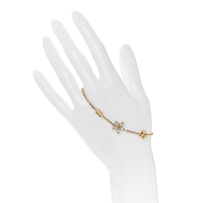 Christian Dior Metal Crystal CD Star Bracelet Gold 2 of 4