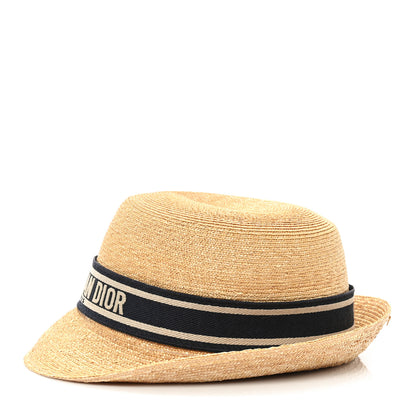 Christian Dior Straw Bucket Hat Natural 4 of 8