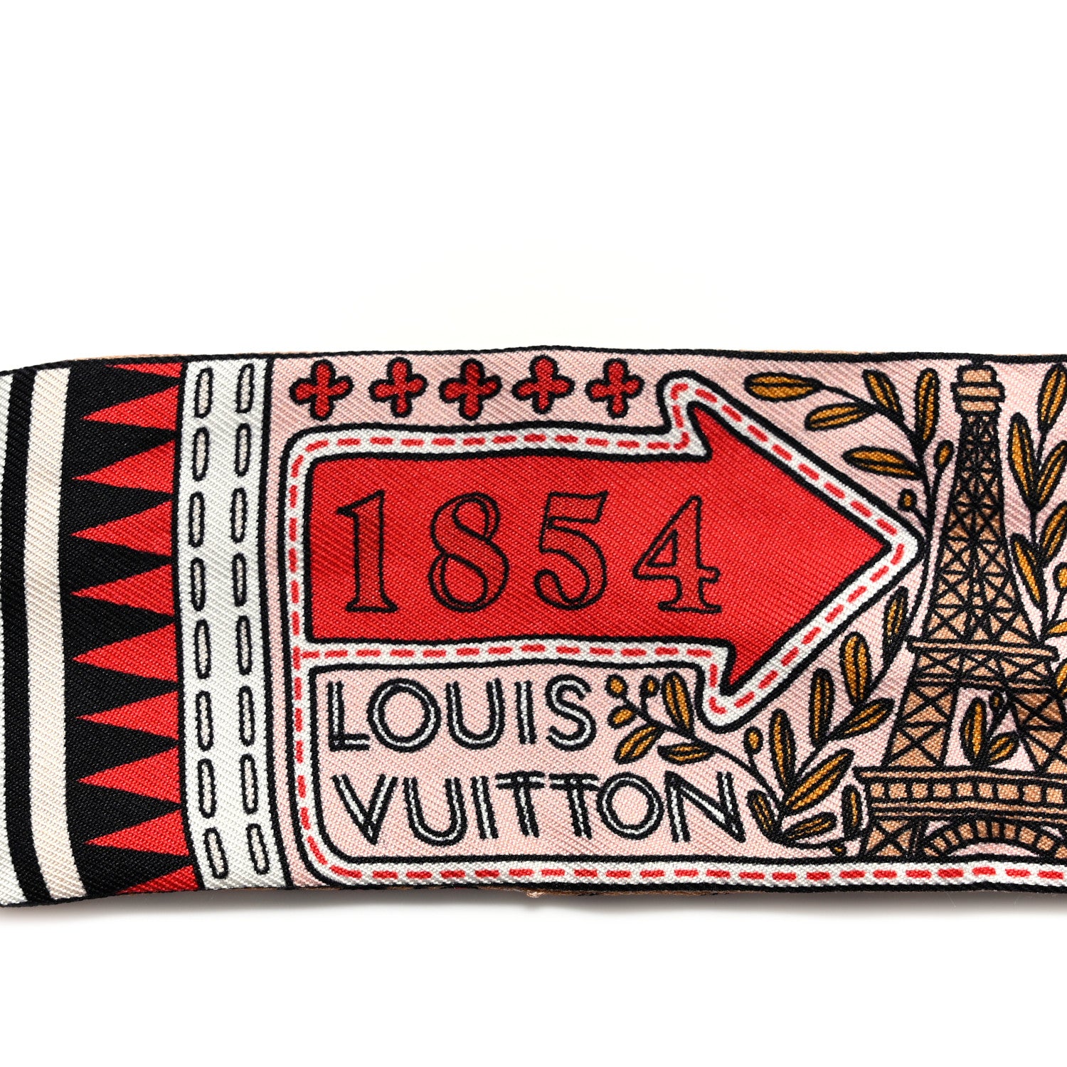 Louis Vuitton Silk Jeu De Louis BB Bandeau Beige 3 of 5