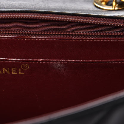 Chanel Lambskin Quilted XL Jumbo Single Flap Black 10 of 20