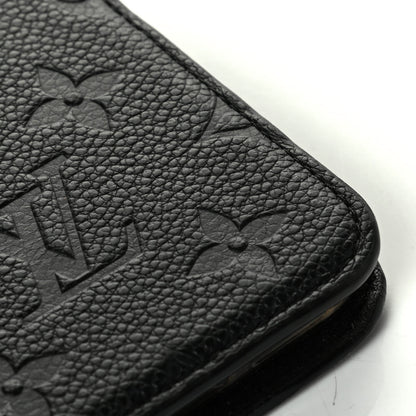 Louis Vuitton Empreinte iPhone X/XS Folio Case Black 6 of 6