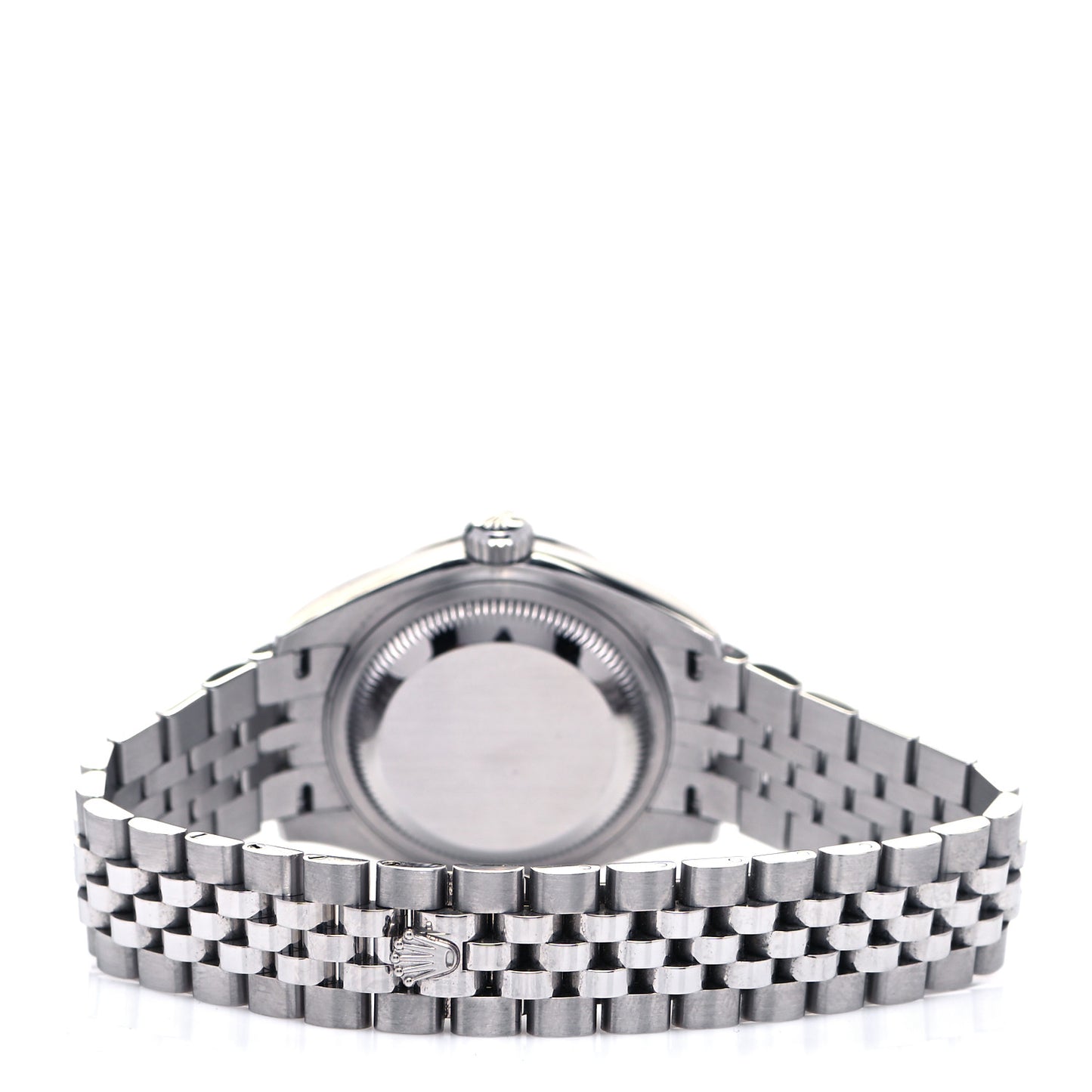 Stainless Steel 18K White Gold Diamond 28mm Oyster Perpetual Datejust Watch Black 279174