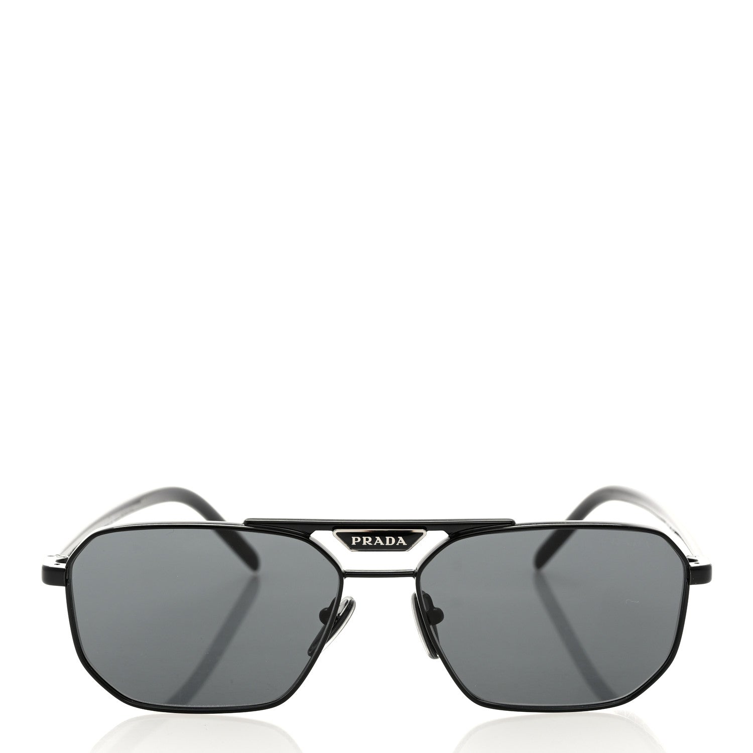 Prada Metal Sunglasses SPR 58Y Black 2 of 8