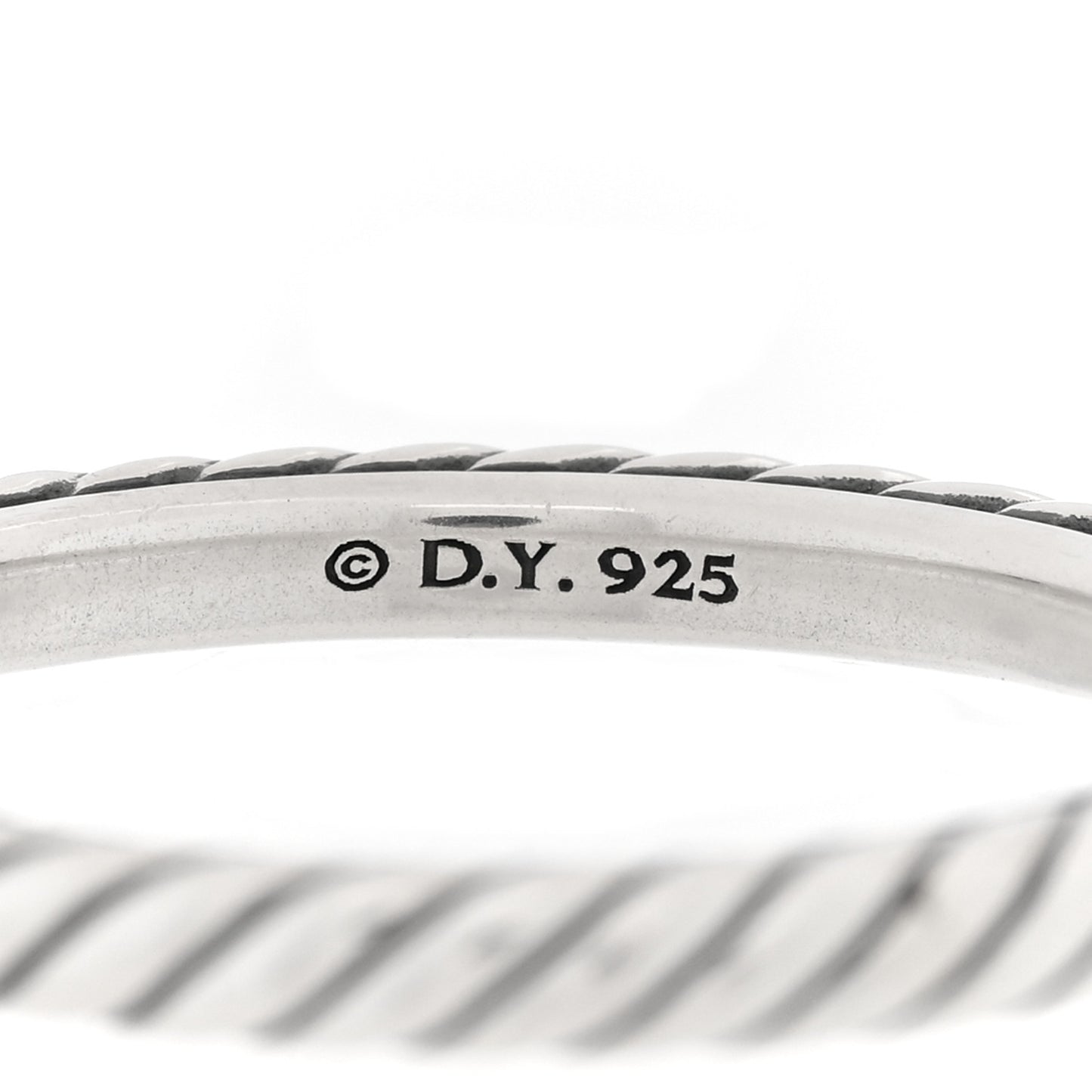 Sterling Silver Cable Classics Band Ring 63 10.25