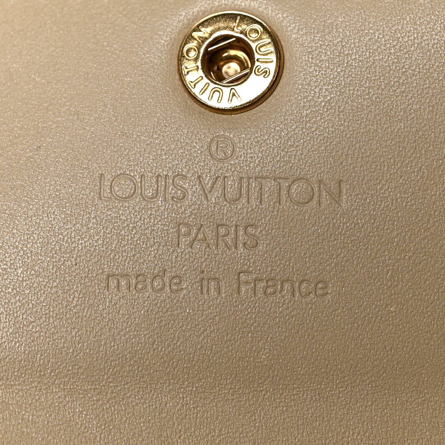 Louis Vuitton Vernis Elise Wallet Beige 7 of 8