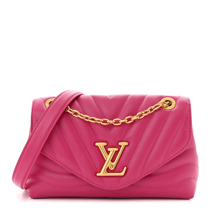 Louis Vuitton Calfskin LV New Wave Chain Bag Rose Freesia 1 of 11