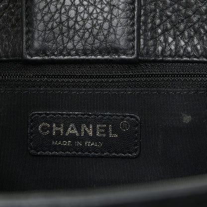 Chanel Calfskin Cerf Executive Shopper Tote Black 6 of 17