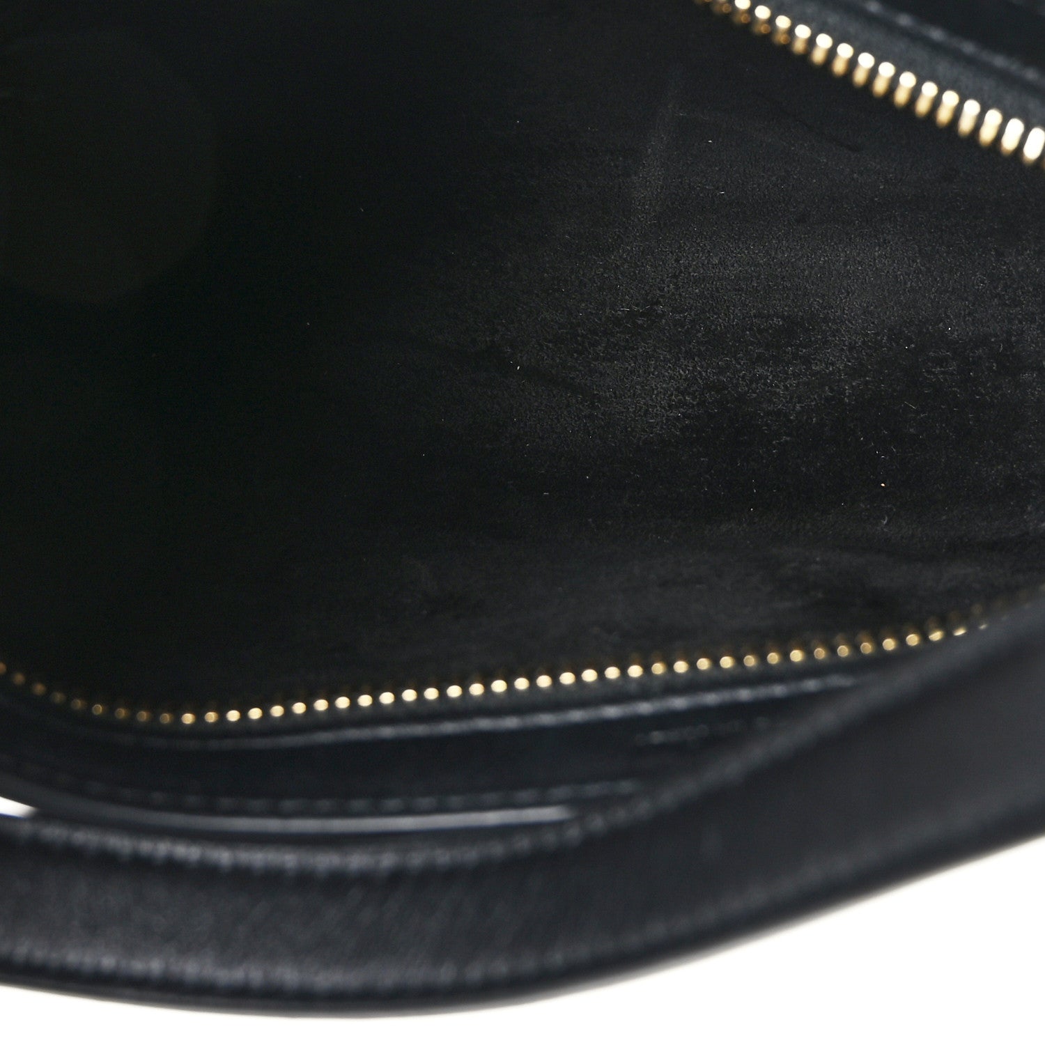 Celine Smooth Calfskin Cuir Triomphe Shoulder Bag Black 5 of 10