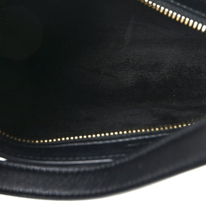 Celine Smooth Calfskin Cuir Triomphe Shoulder Bag Black 5 of 10