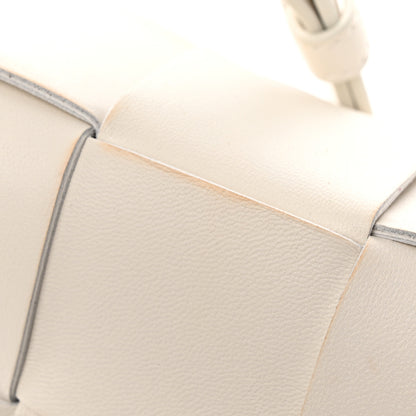 Bottega Veneta Lambskin Maxi Intrecciato Cassette Crossbody Bag White 13 of 25