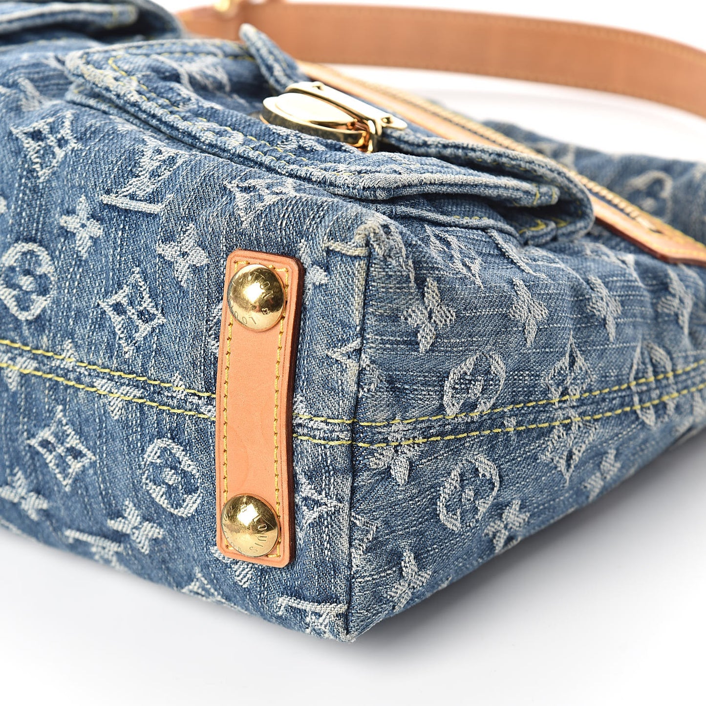 Monogram Denim Baggy PM Blue