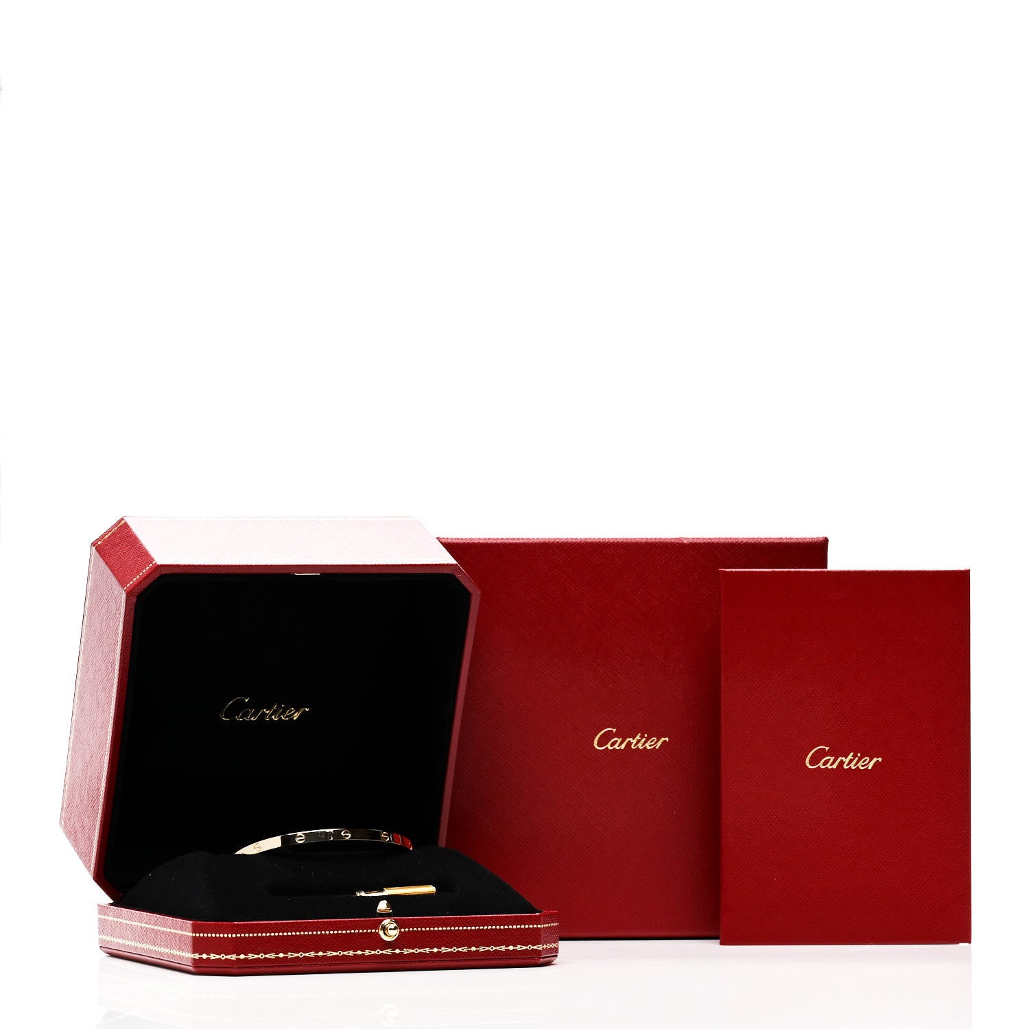 Cartier 18K Yellow Gold Small LOVE Bracelet 17 5 of 5