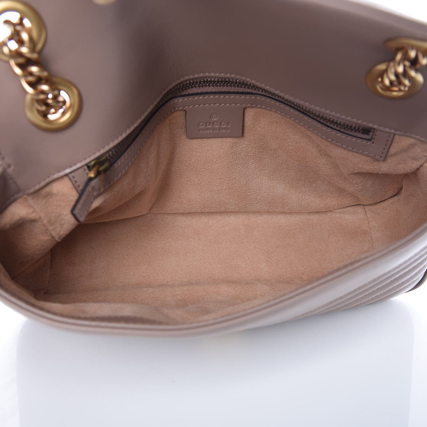 Calfskin Matelasse Small GG Marmont Shoulder Bag Porcelain Rose