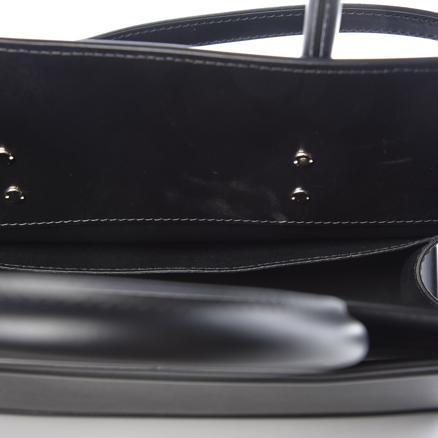Givenchy Smooth Calfskin Small Horizon Satchel Black 11 of 11