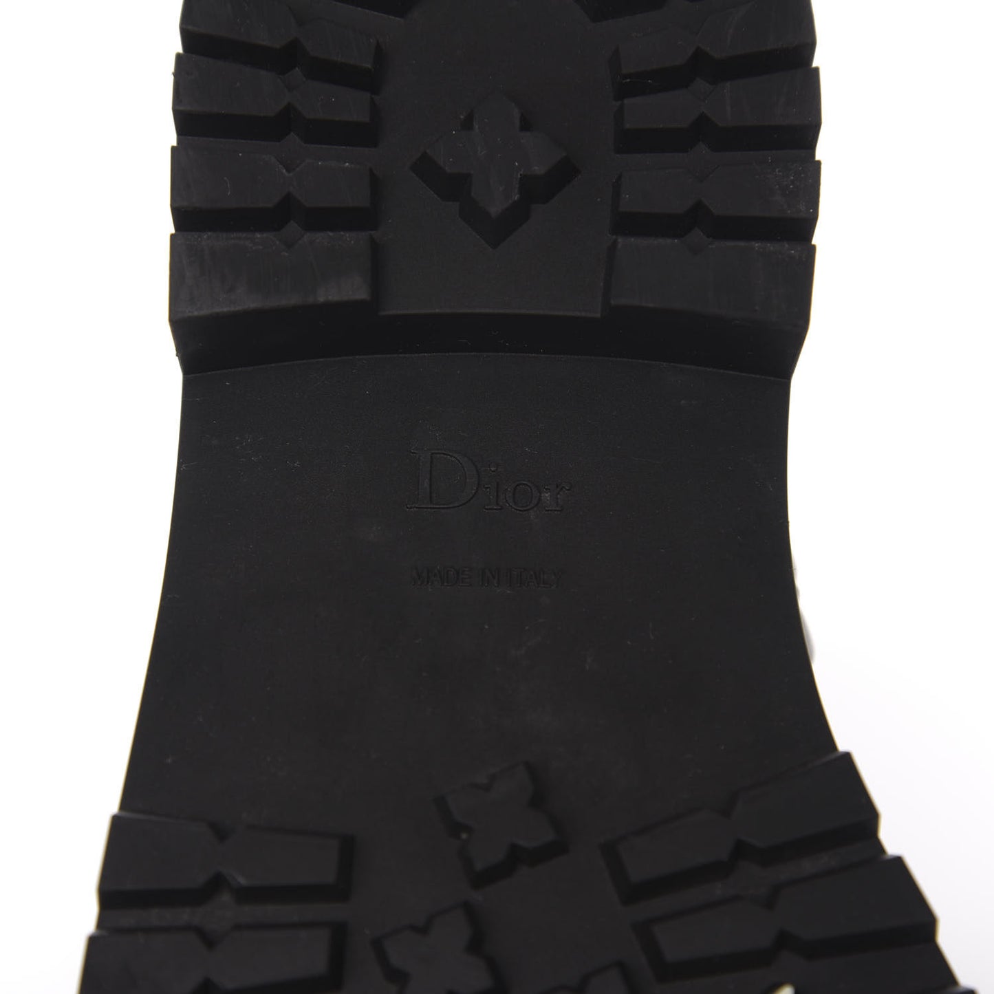Rubber Diorcamp Low Boots 39 Black