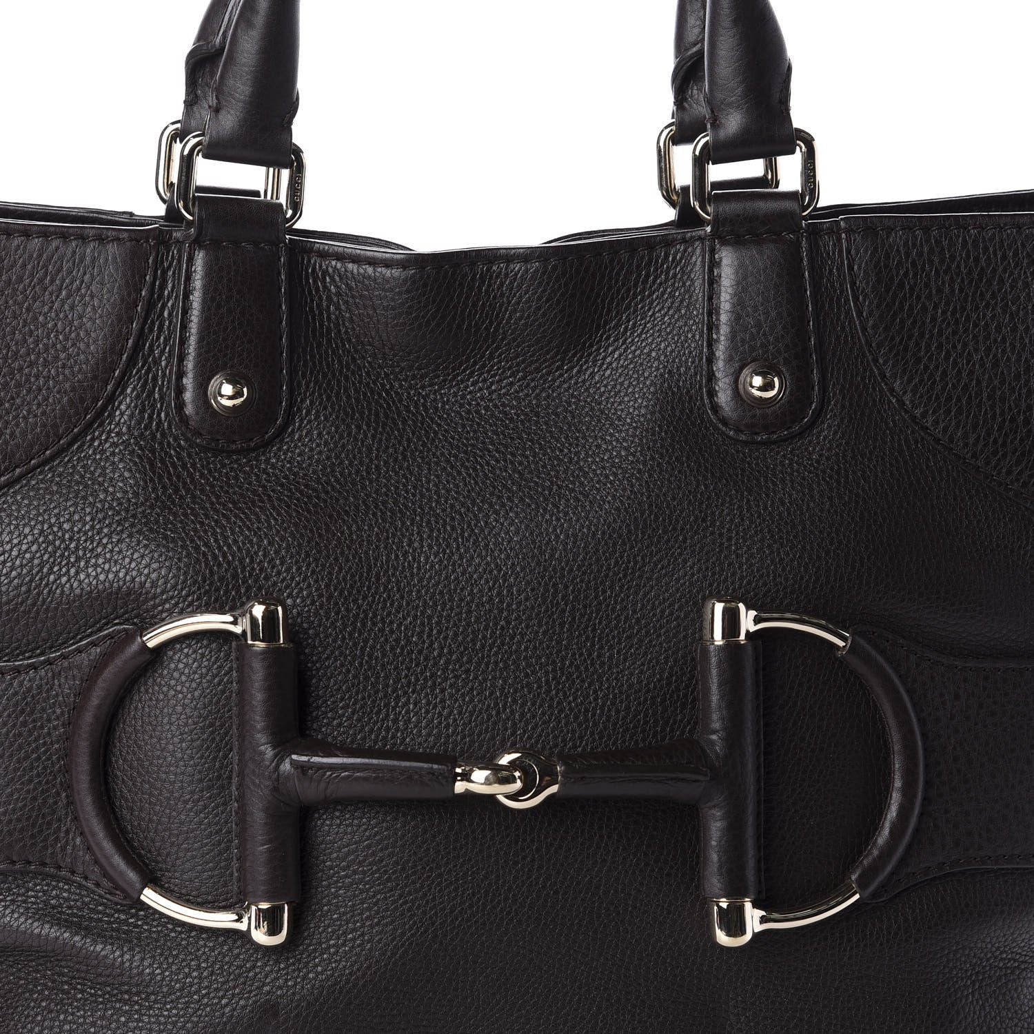 Gucci Calfskin Horsebit Web Dark Brown 12 of 12