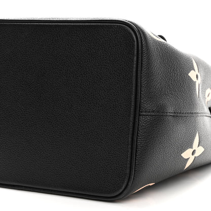 Louis Vuitton Empreinte Monogram Giant Neonoe MM Black Beige 9 of 9