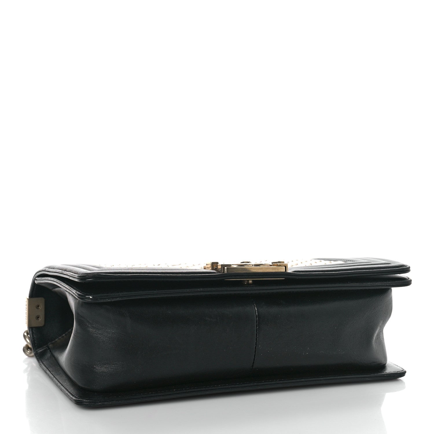 Chanel Lambskin Tile Embroidered Medium Brasserie Mosaic Boy Flap Black Multicolor 4 of 9