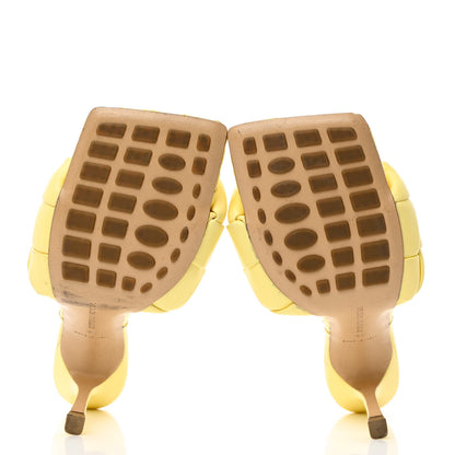 Bottega Veneta Nappa Maxi Intrecciato Lido 90mm Mule Sandals 39 Lemonade 5 of 8
