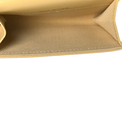 Chanel Lambskin Quilted Chanel 19 Flap Card Holder Yellow 6 of 10