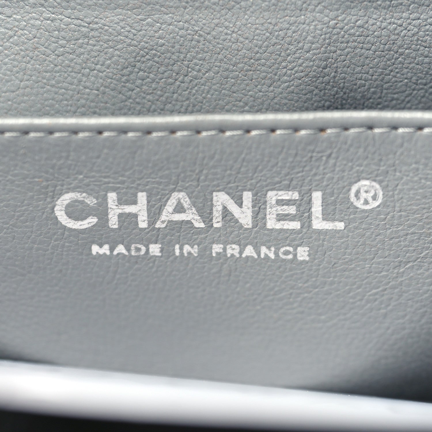 Chanel Lambskin Quilted Jumbo Single Flap Grey 6 of 11