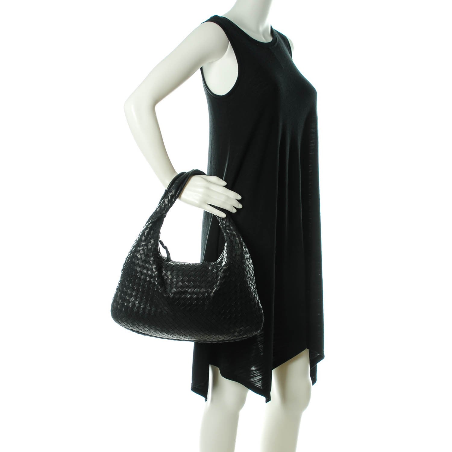 Bottega Veneta Nappa Intrecciato Medium Veneta Hobo Black 2 of 10