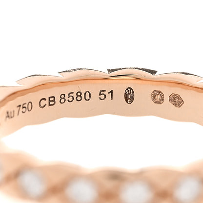 Chanel 18K Beige Gold Diamond Mini Coco Crush Ring 51 5.75 5 of 6