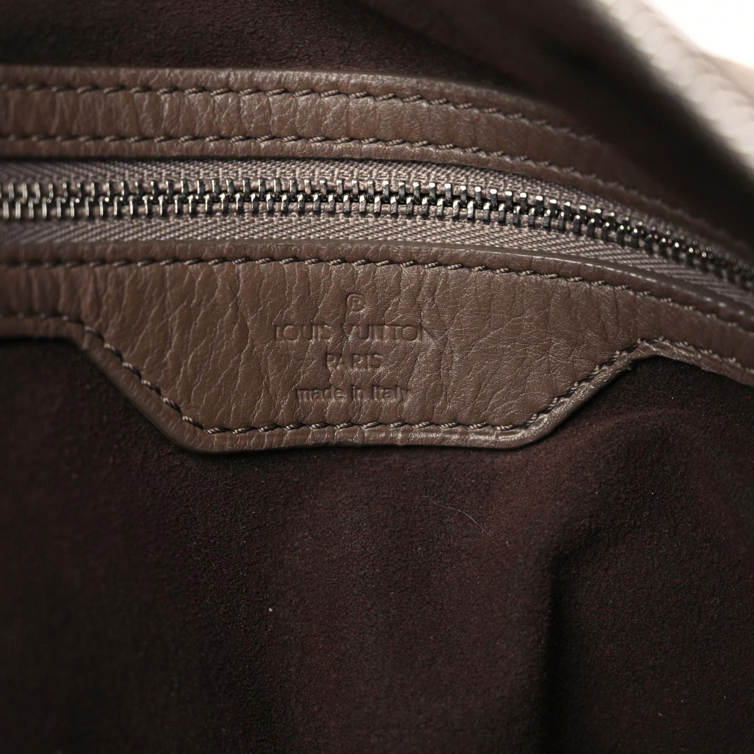 Louis Vuitton Monogram Lambskin Antheia IXIA MM Chocolate 6 of 19