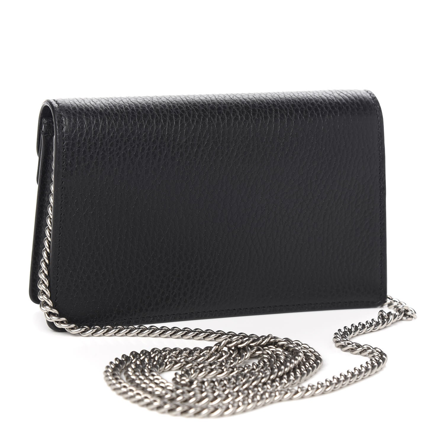 Gucci Calfskin Super Mini Dionysus Shoulder Bag Black 2 of 9