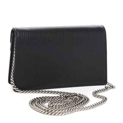 Gucci Calfskin Super Mini Dionysus Shoulder Bag Black 2 of 9
