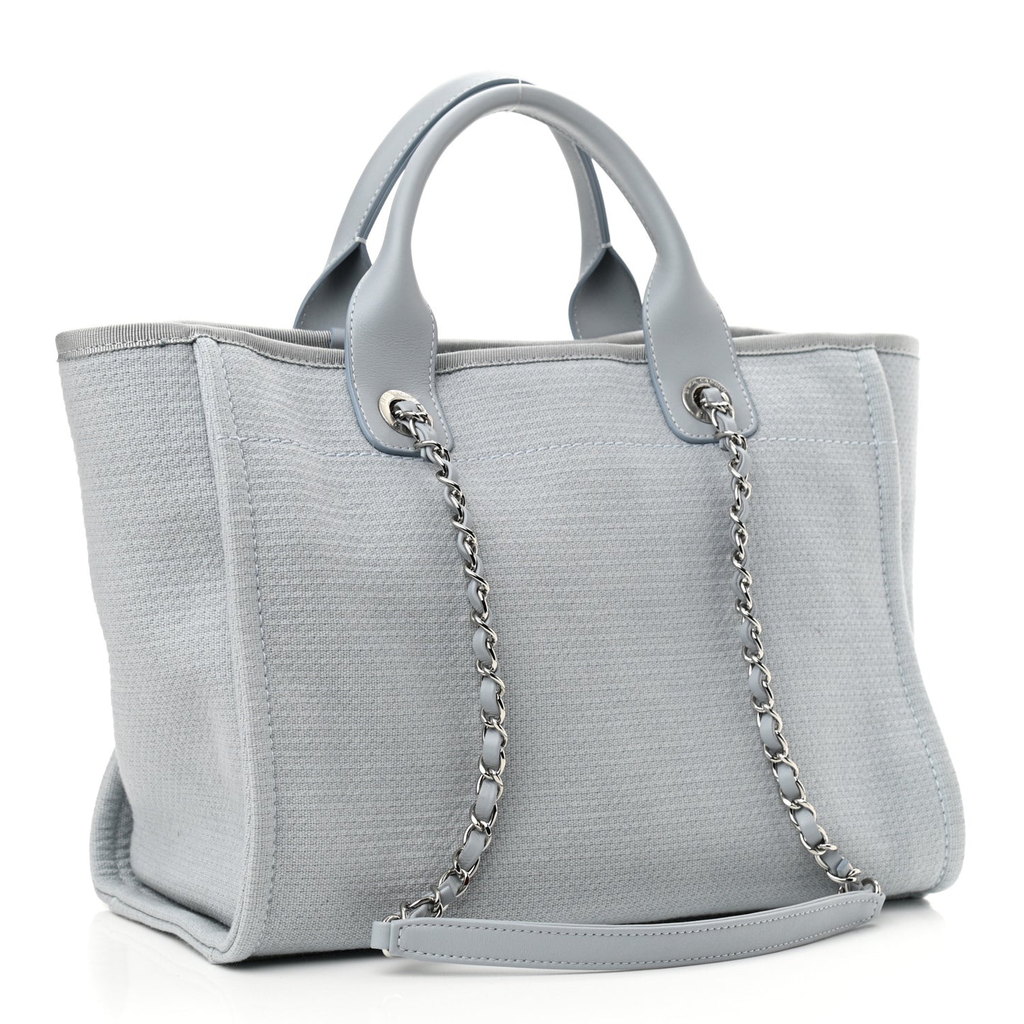 Mixed Fibers Small Deauville Tote Grey
