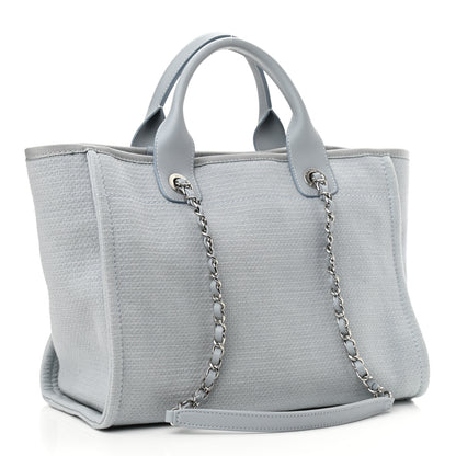 Chanel Mixed Fibers Small Deauville Tote Grey 3 of 11