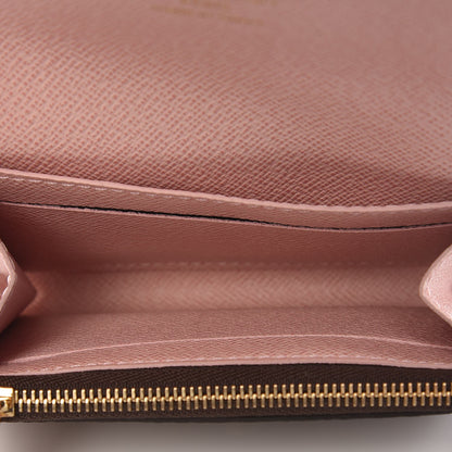 Louis Vuitton Damier Ebene Rosalie Coin Purse Rose Ballerine 5 of 8