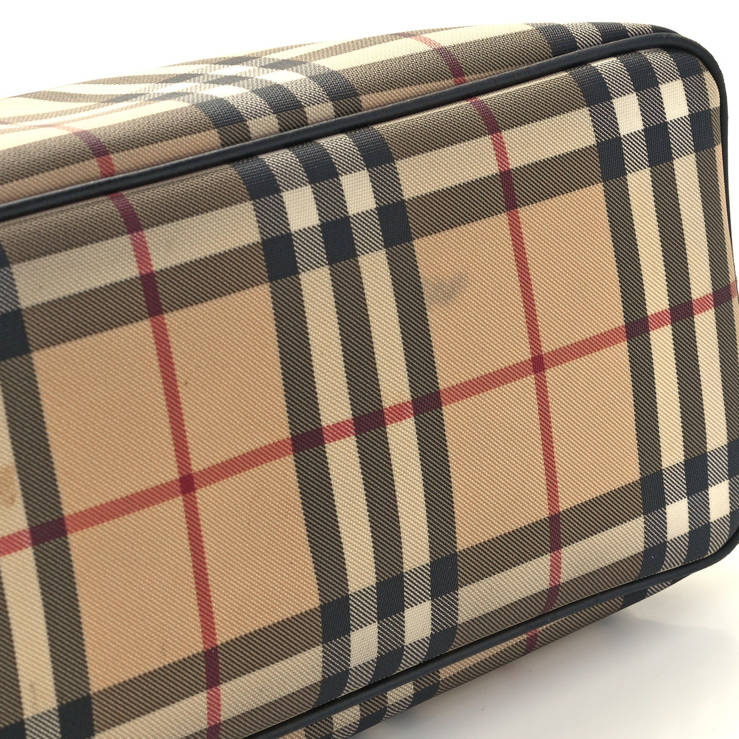 House Check Tote Black