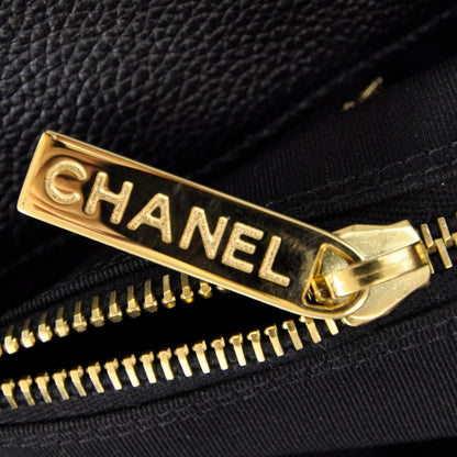 Chanel Caviar Cerf Executive Shopper Tote Black 10 of 11