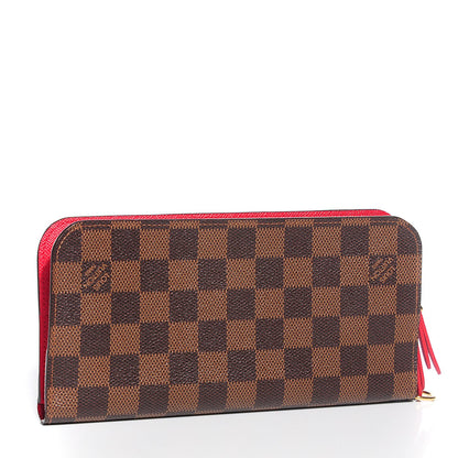 Louis Vuitton Damier Ebene Insolite Wallet Red 4 of 9