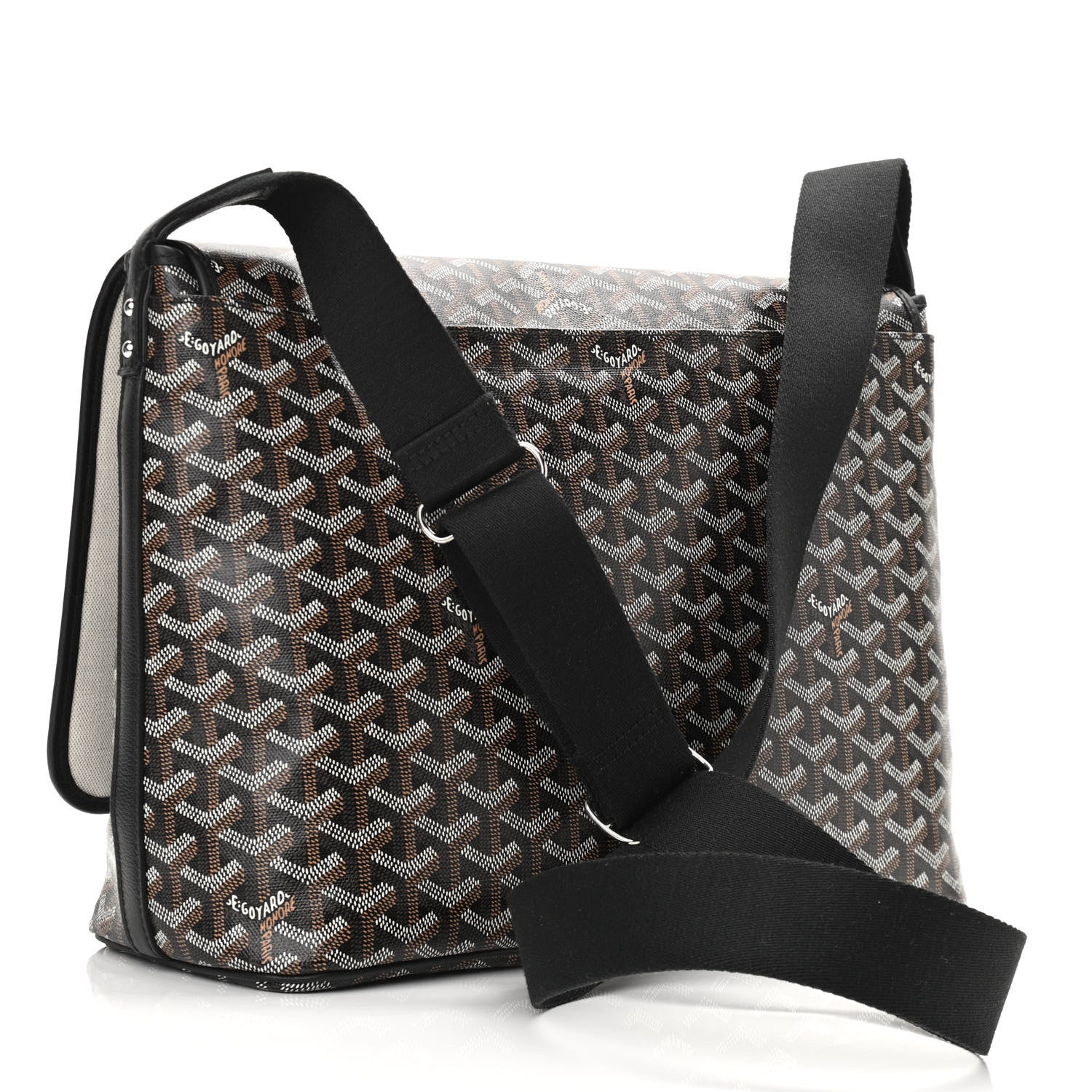 Goyard Goyardine Capetien Messenger Bag Black 3 of 10