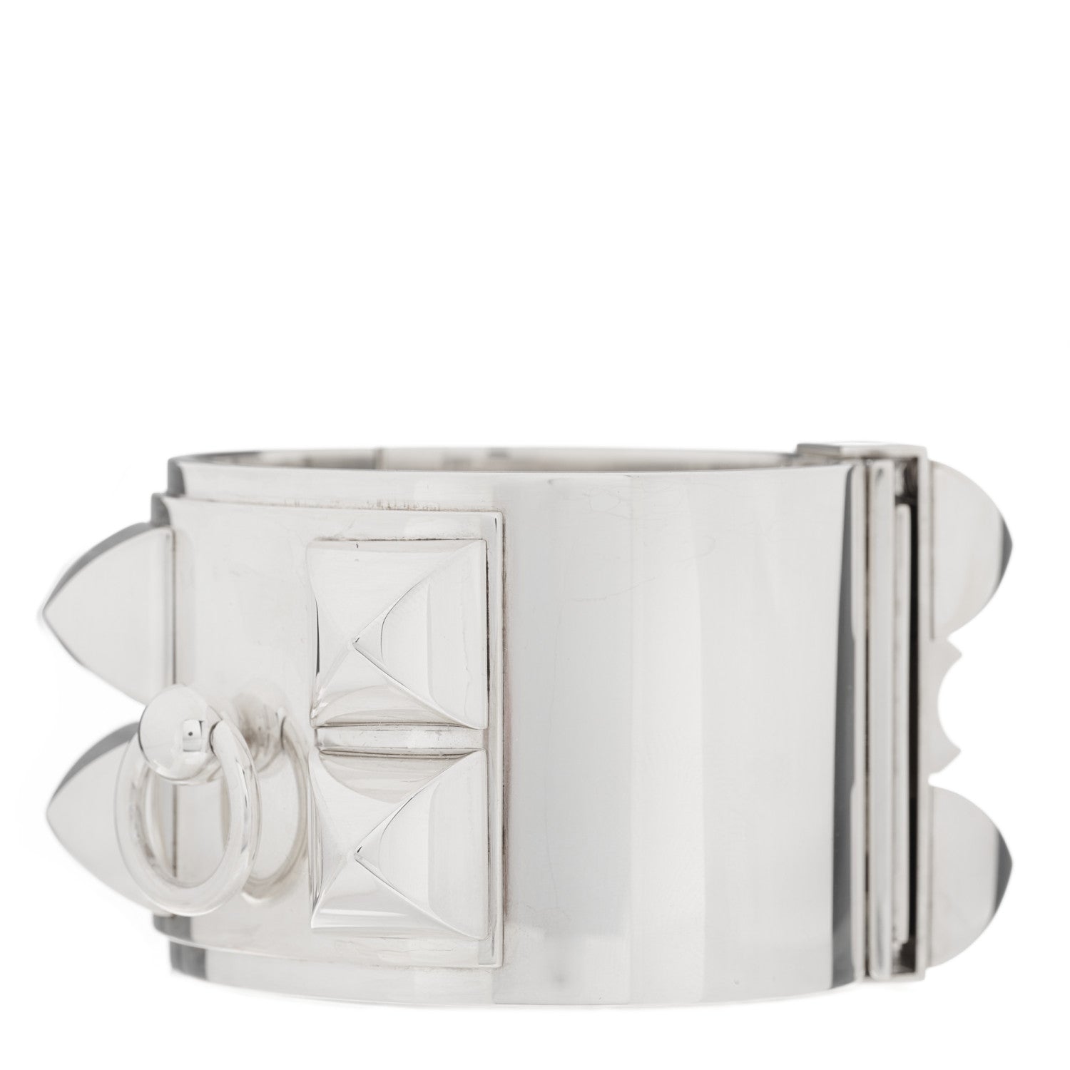 Hermes Sterling Silver Collier De Chien Bracelet ST 1 of 4
