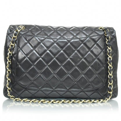 Chanel Lambskin Quilted Maxi Flap Black 3 of 9