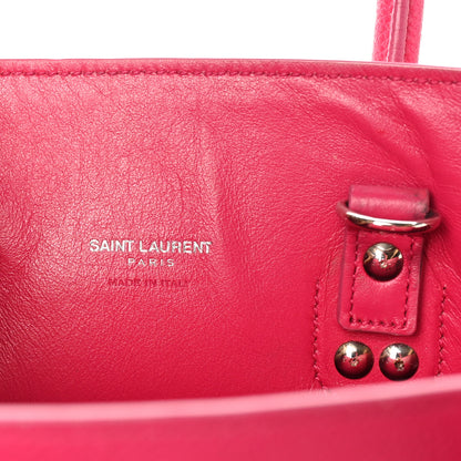 Saint Laurent Grained Calfskin Baby Sac De Jour Lipstick Fuchsia 6 of 9