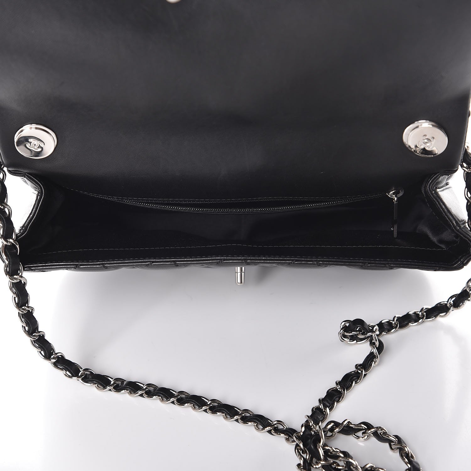 Chanel Lambskin Quilted Medium Easy Carry Flap Black 5 of 11