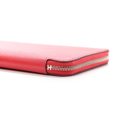 Hermes Epsom Silk'In Wallet Bougainvillea 9 of 10