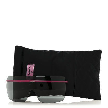 Chanel Metal Shield Sunglasses L3741 Pink 7 of 7