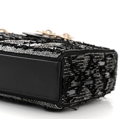 Christian Dior Sequins Beaded Fringe Lady D-Joy Black 10 of 11