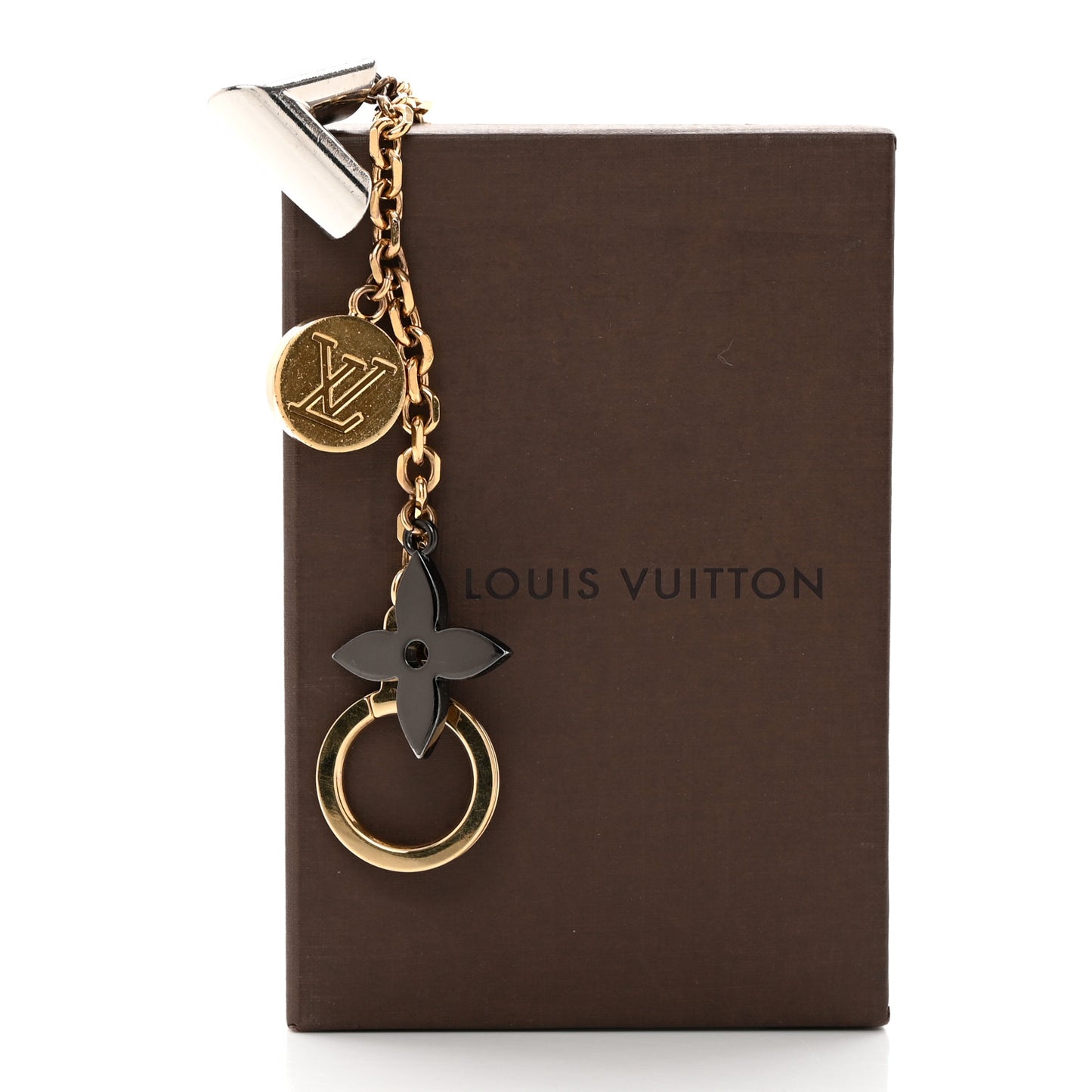 Metal Kaleido V Bag Chain Charm