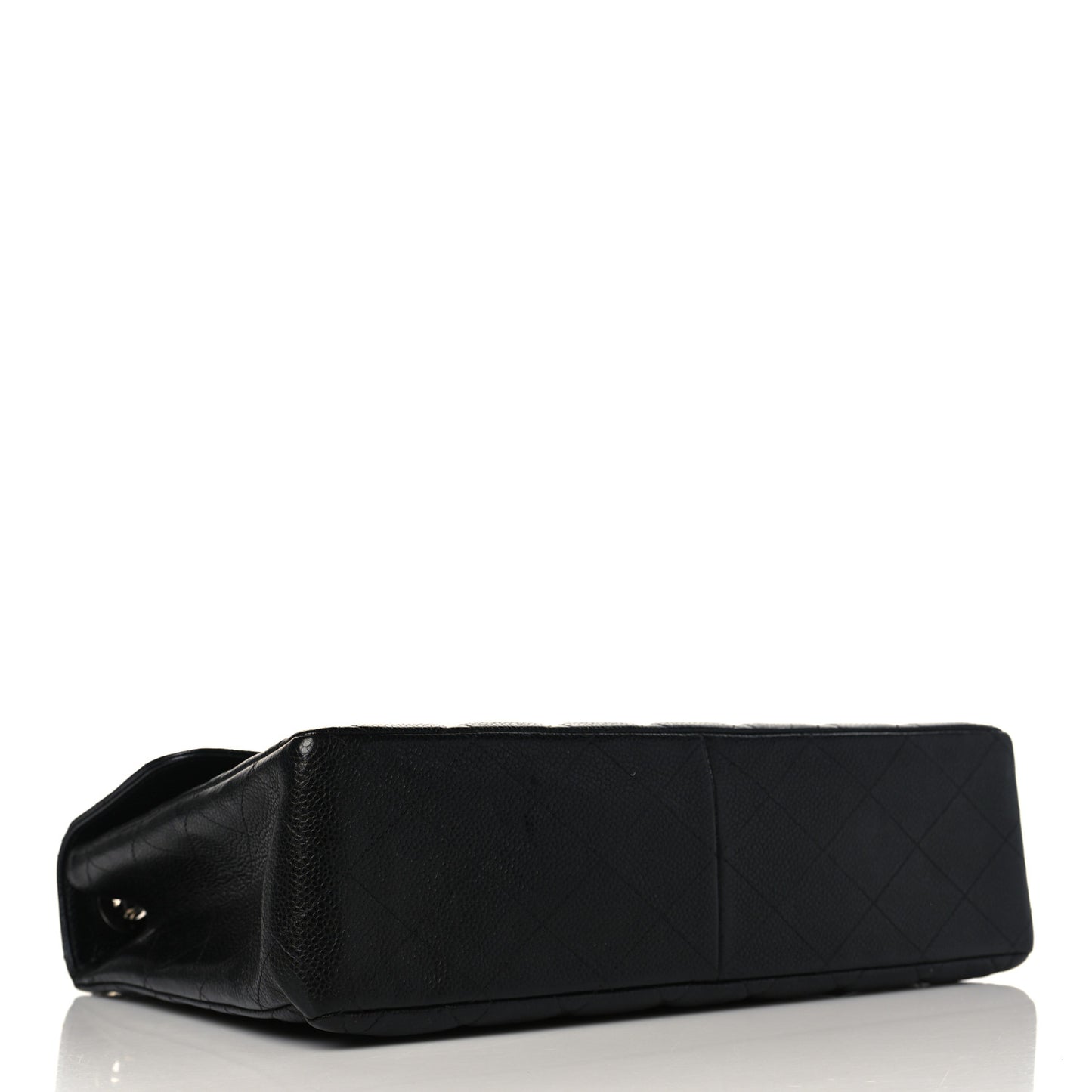 Caviar Quilted Jumbo Single Flap Black