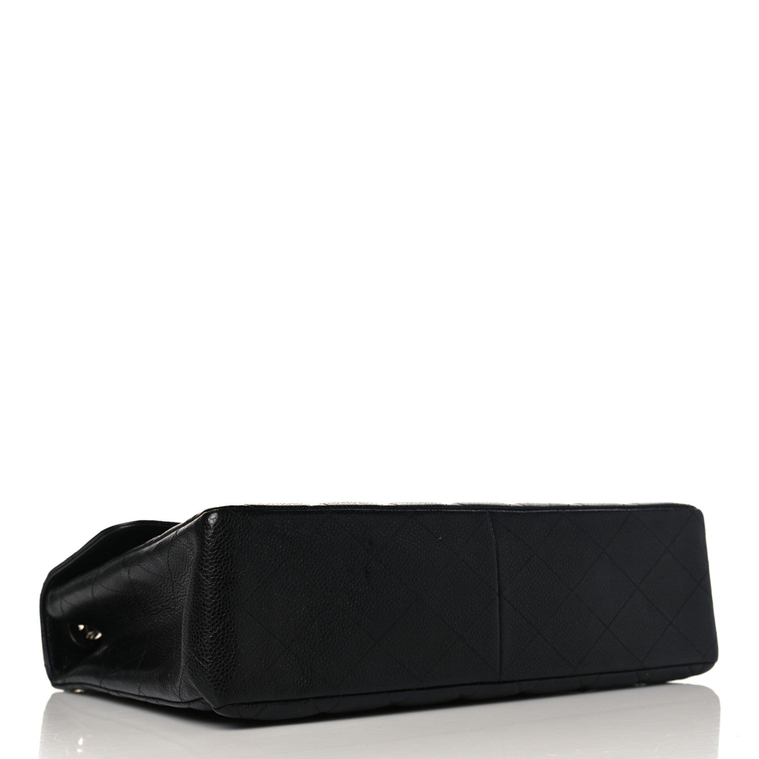 Chanel Caviar Quilted Jumbo Single Flap Black 4 of 10